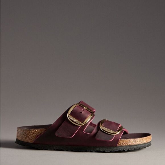 Birkenstock Shoes - Birkenstock Arizona Big Buckle Nubuck Sandals